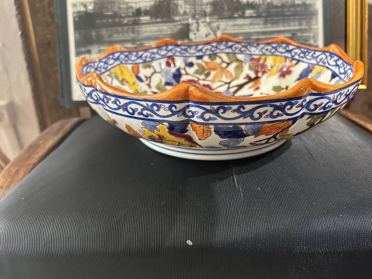 Gien centerpiece salad bowl