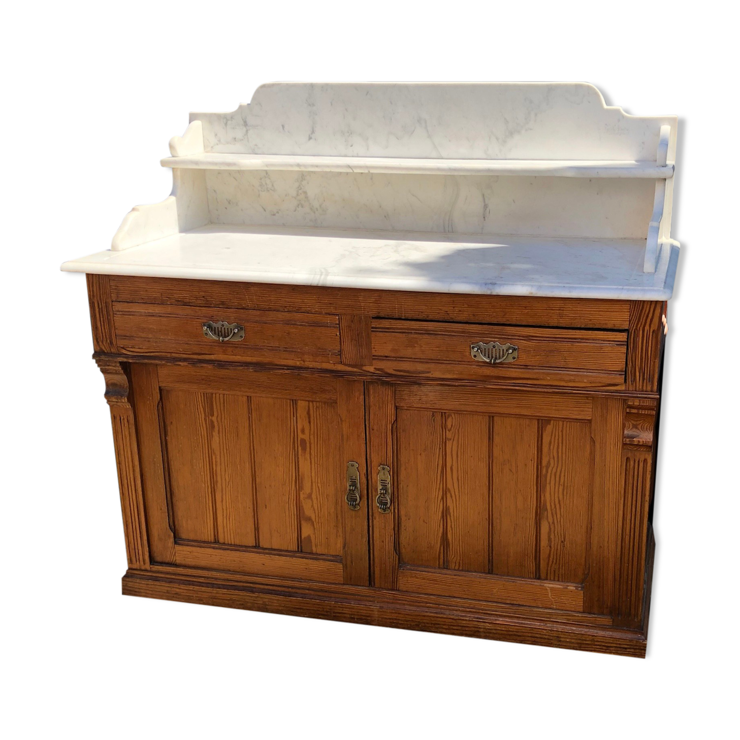 Toilet cabinet 1900 top marble pitchpin / bathroom furniture / sink