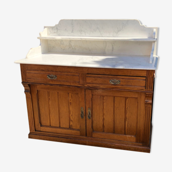 Toilet cabinet 1900 top marble pitchpin / bathroom furniture / sink