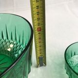 Saladier et 8 coupelles en verre Arcoroc