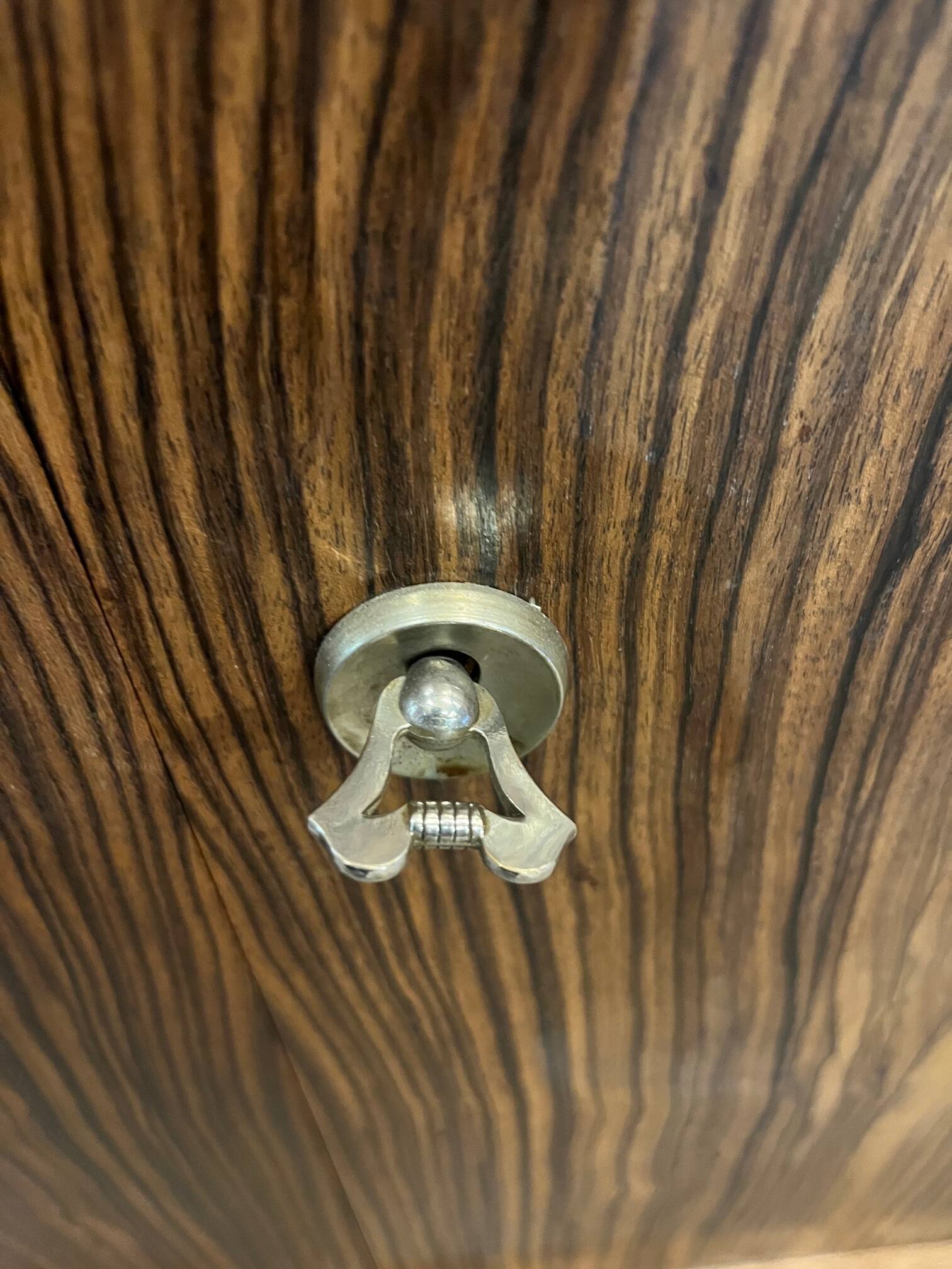 art deco sideboard in macassar ebony