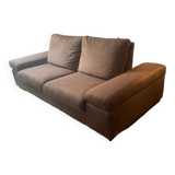 Couch 3 places with mechanism in the backrest + armrest / microfiber coating / poltron e sofa