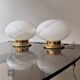 Pair of Murano glass table lamps – Italy, 1970s