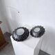 Brutalist "nail" wall sconces