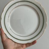 5 large Digoin & Sarreguemines Vendôme plates