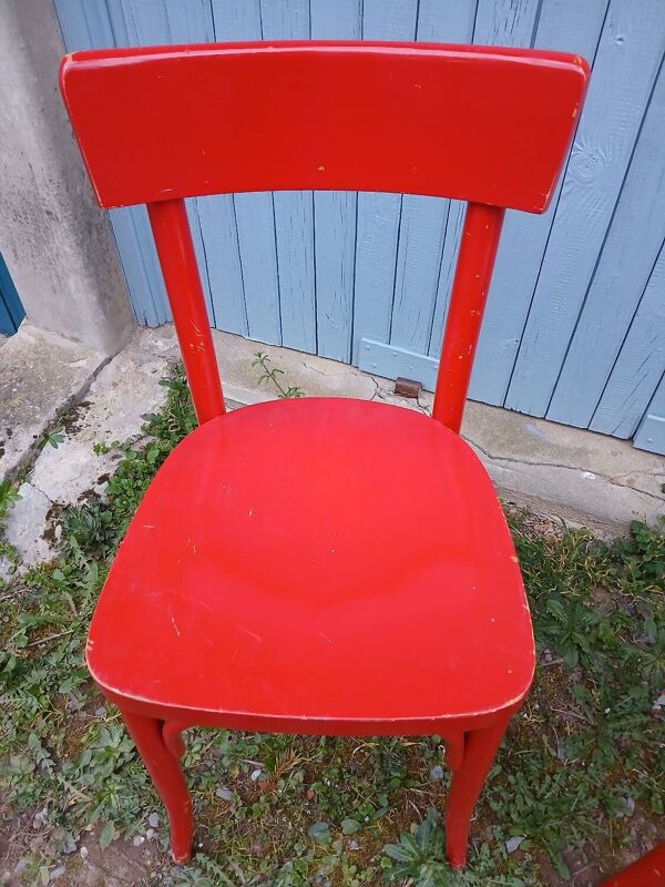 2 chaises bistrot anciennes