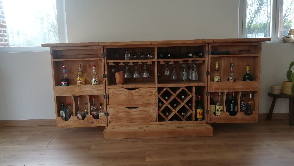 Wooden bar