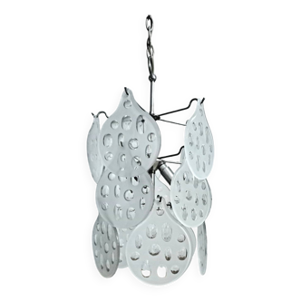 Chandelier glass Vistosi 70s