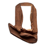 Brutalist terracotta mirror 1960