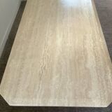 1970s travertine coffee table
