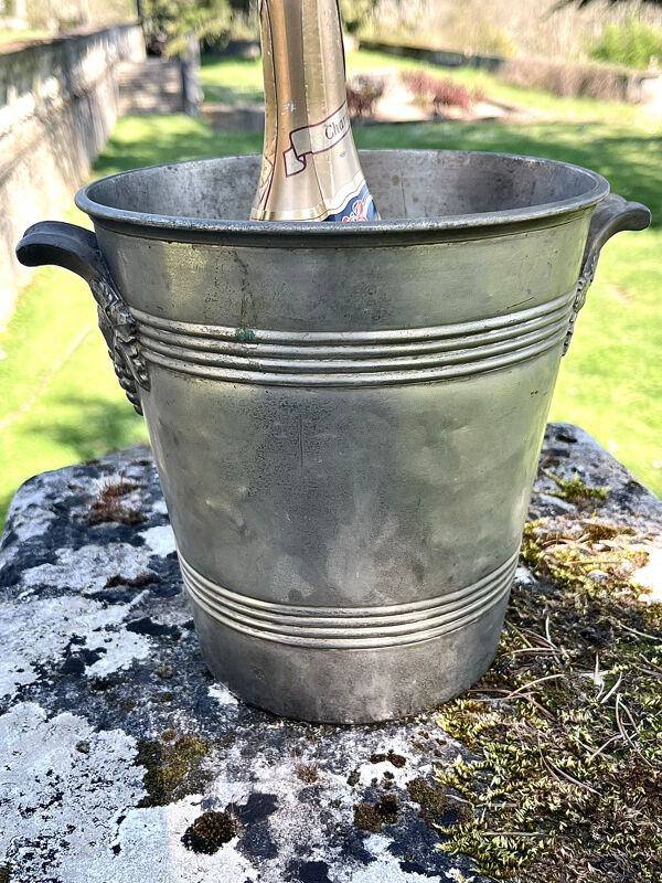 Seau à glace en aluminium pour champagne Jacquesson Fils Reims