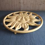 Cast iron sun trivet
