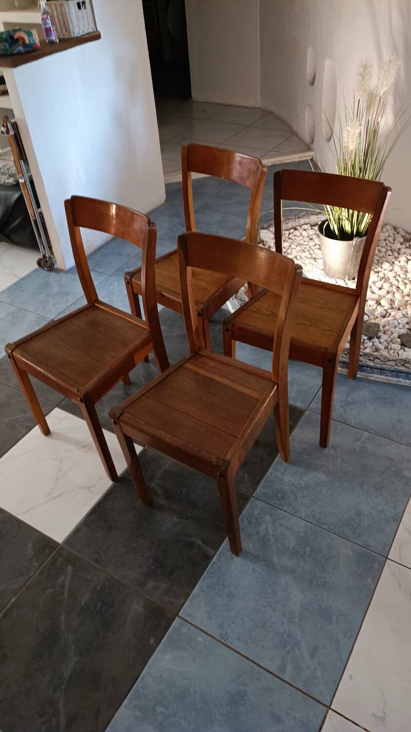 4 Stella bistro chairs from the 50s