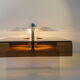 Herda, 80s wall lamp, plexiglass
