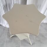 Patinated tripod pedestal table