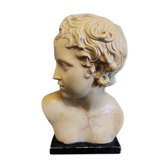 Buste en plâtre Eros