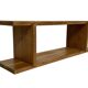 Vintage oak wall / book shelf 1970s wood minimalist design