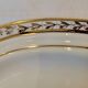 Table service in opaque porcelain with gold leaf.