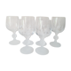 Set de 6 verres en cristal gravé
