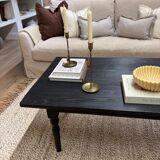 Black elm coffee table