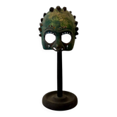 Theater Mask in Treated Leather by Wolfgang Utzt for Theater Play Ragtime, 1992