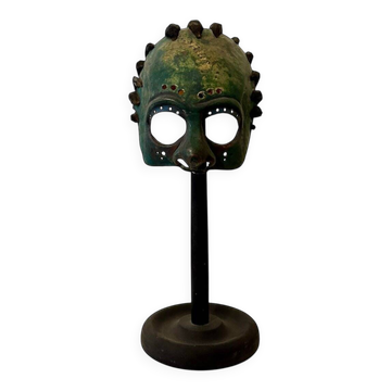 Theater Mask in Treated Leather by Wolfgang Utzt for Theater Play Ragtime, 1992