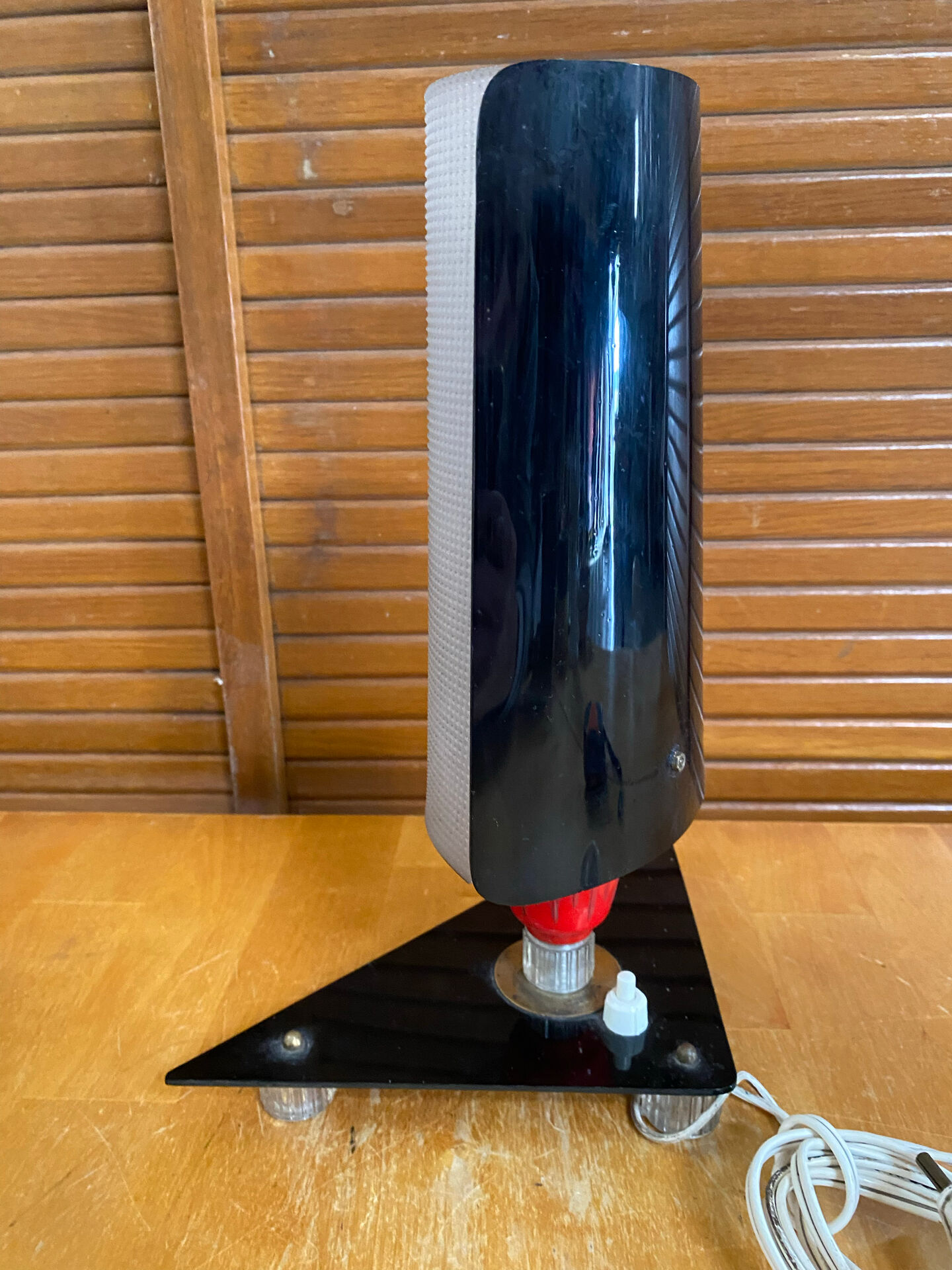 Rockabilly bedside lamp 50s design vintage plexiglass tripod