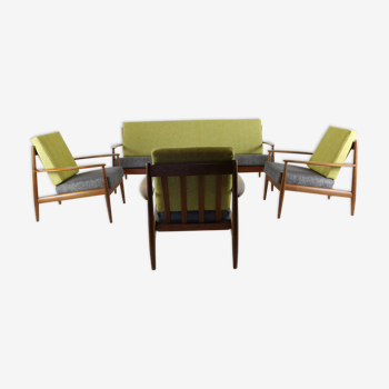 Sanish design seating group by Grete Jalk for France & Son