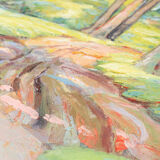 Woodland Walk, Oil on Plate, 124 x 95 cm