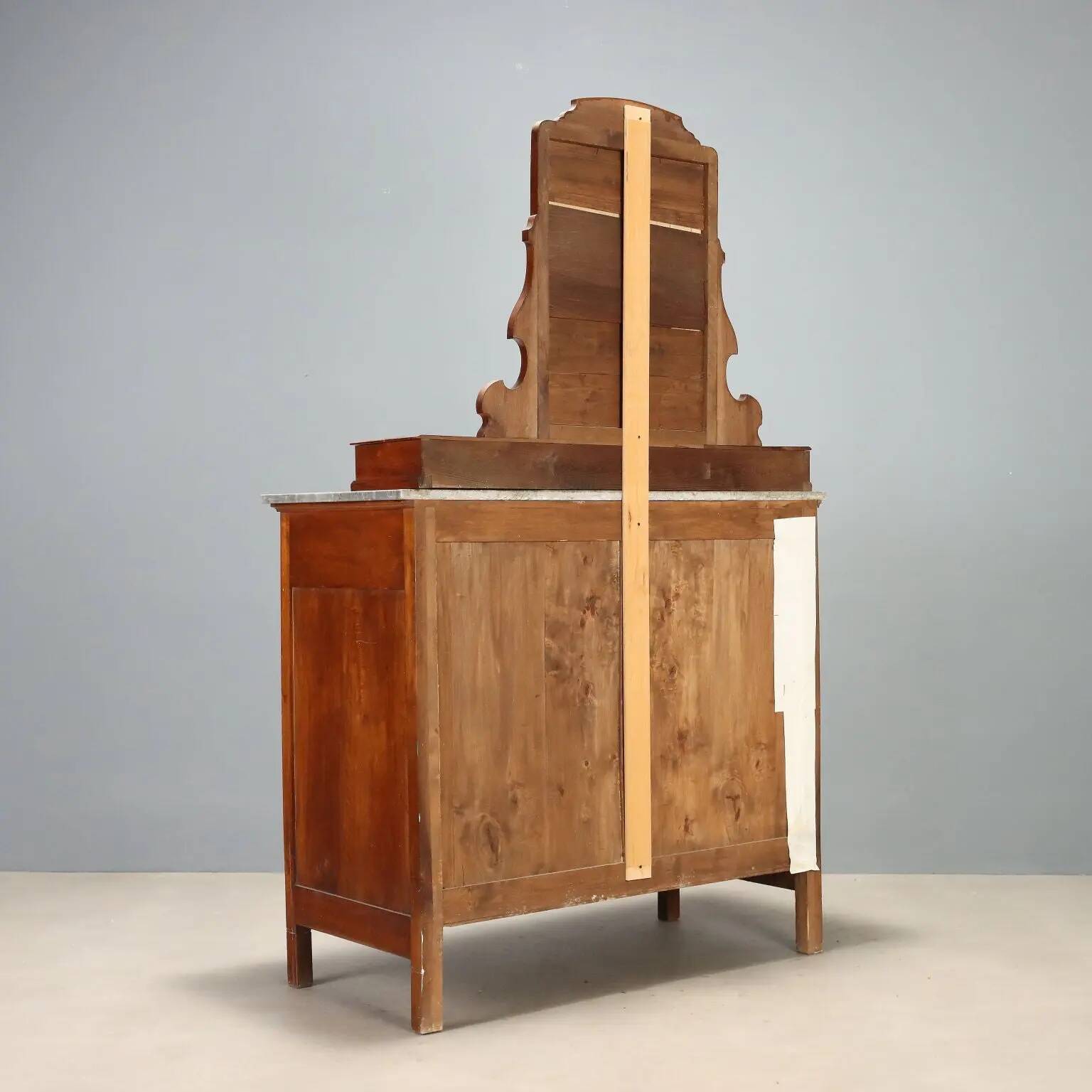 Antique Art Nouveau mahogany commode, Italy, 20th century