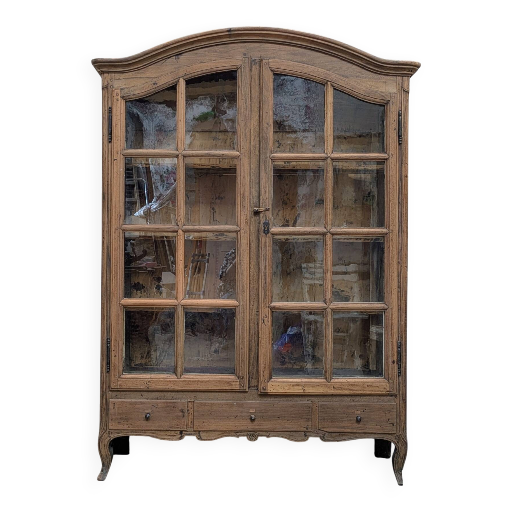 Vitrine brute Louis XV