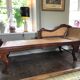 meridian wood and wicker braided colonial style