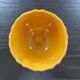 Scalloped bowl with olive decoration