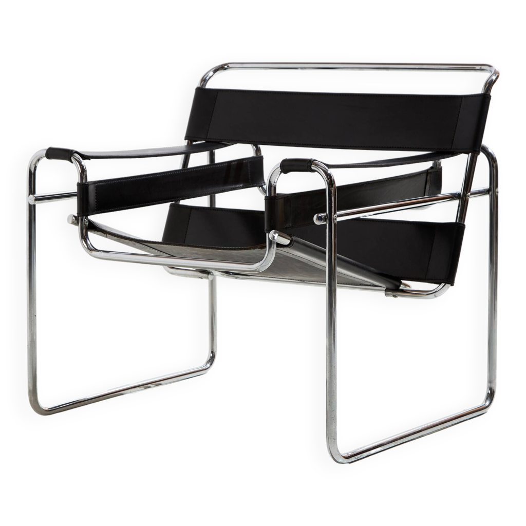 Chaise tubulaire de style Bauhaus (MK10227) Selency