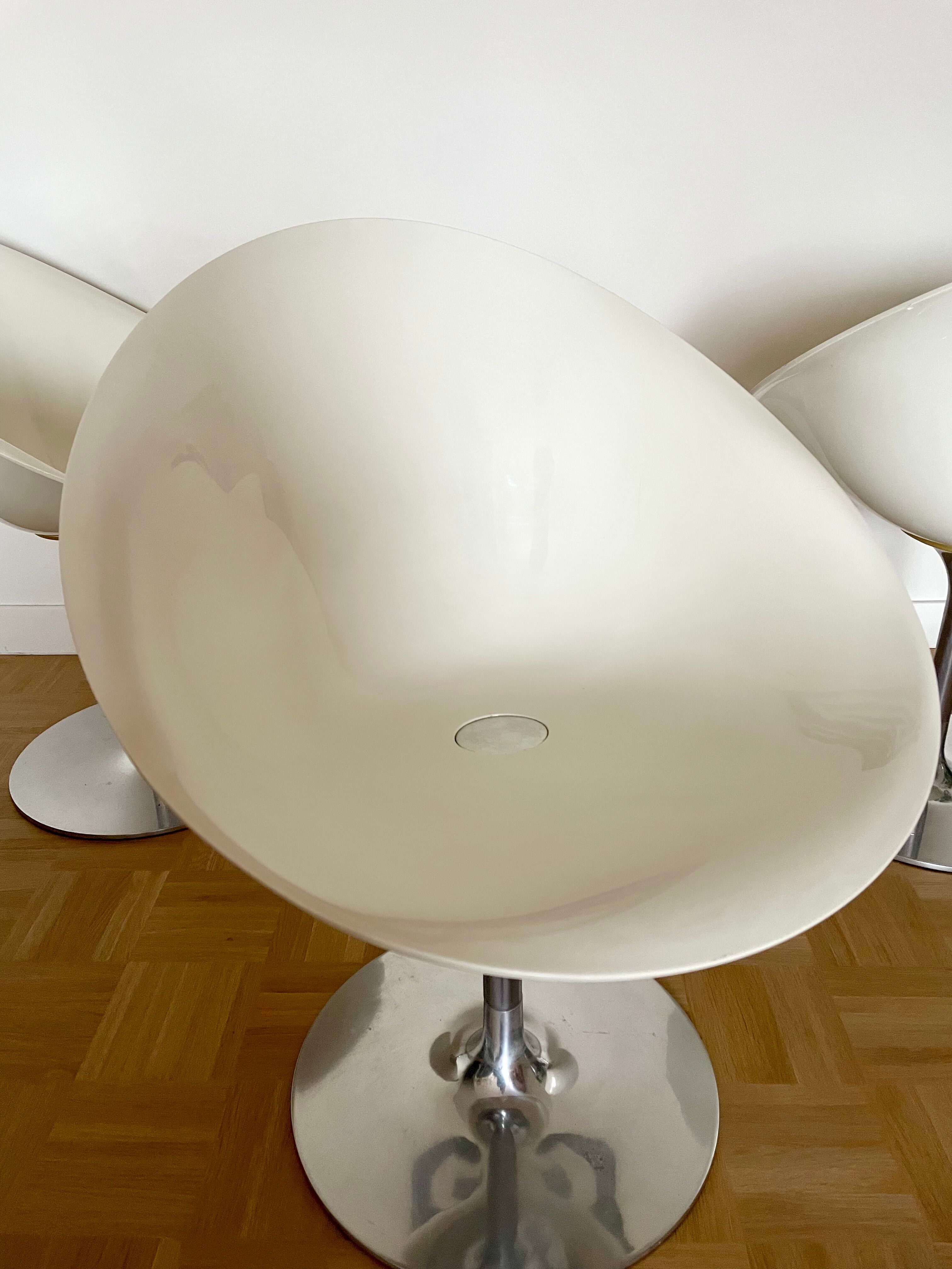 Kartell Eros white chair
