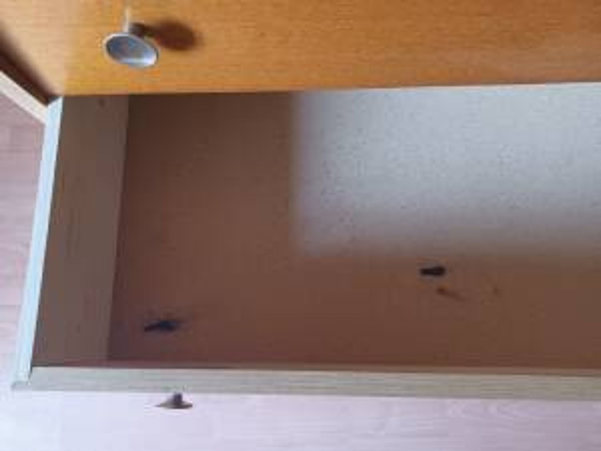 Commode vintage en bois clair des années 1970