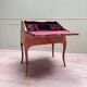 Carel Jacques-philippe Curved Sloping Desk In Louis XV Period Marquetry Stamped
