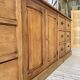 XXL solid oak counter sideboard