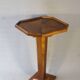 Side table with removable polygonal top, Art Deco, inlaid 1925