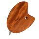 Palette-Shaped Teak Stool, Scandinavia, 1950s
