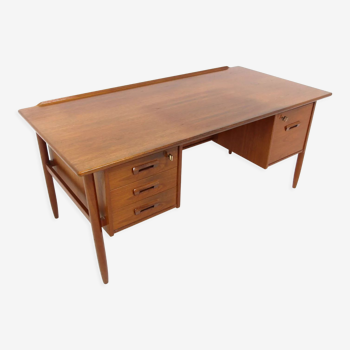 Bureau scandinave en teck, Lelångs Möbelfabrik, Suède, 1950