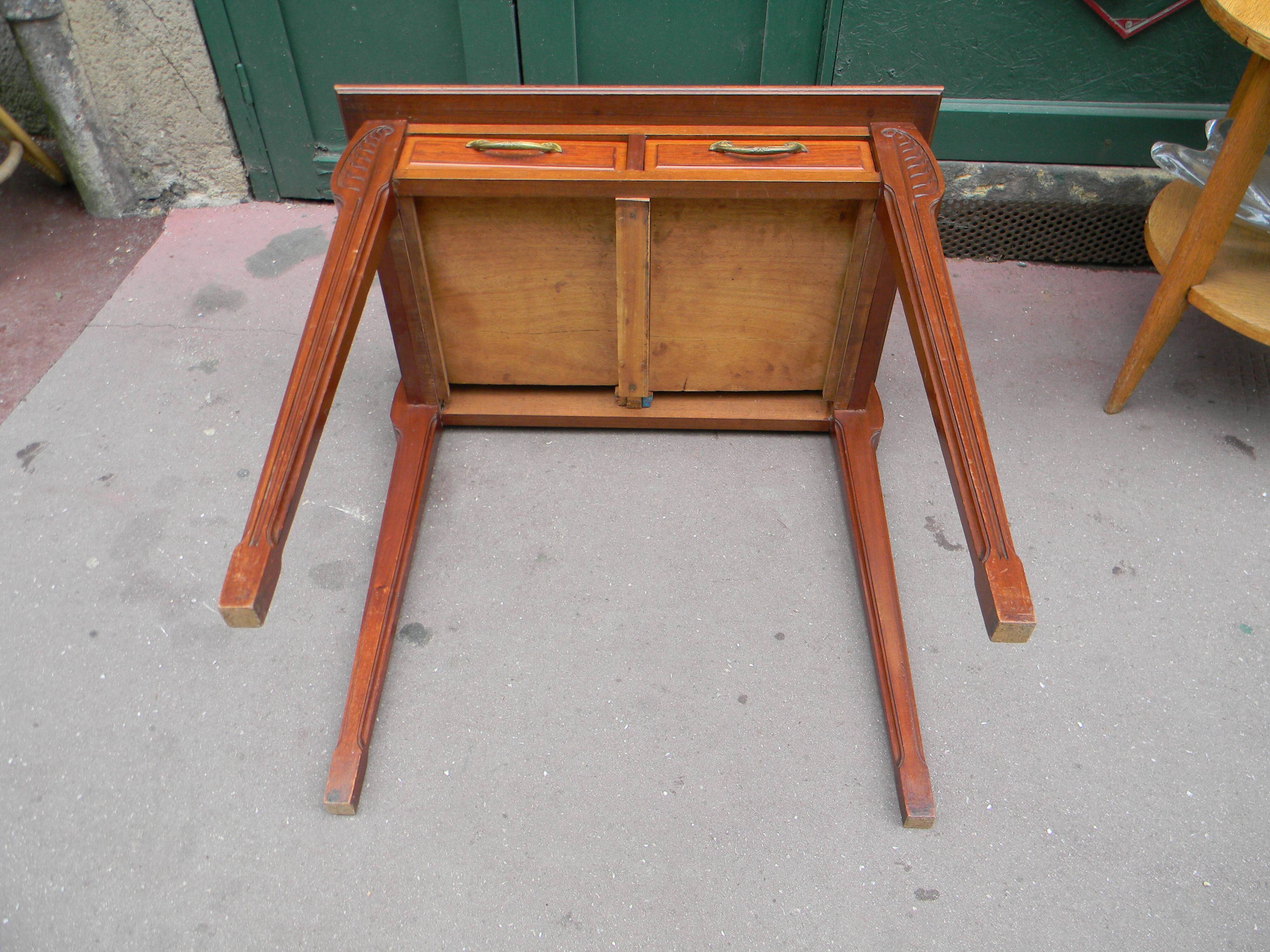Louis Majorelle Art Deco dressing table in Mahogany