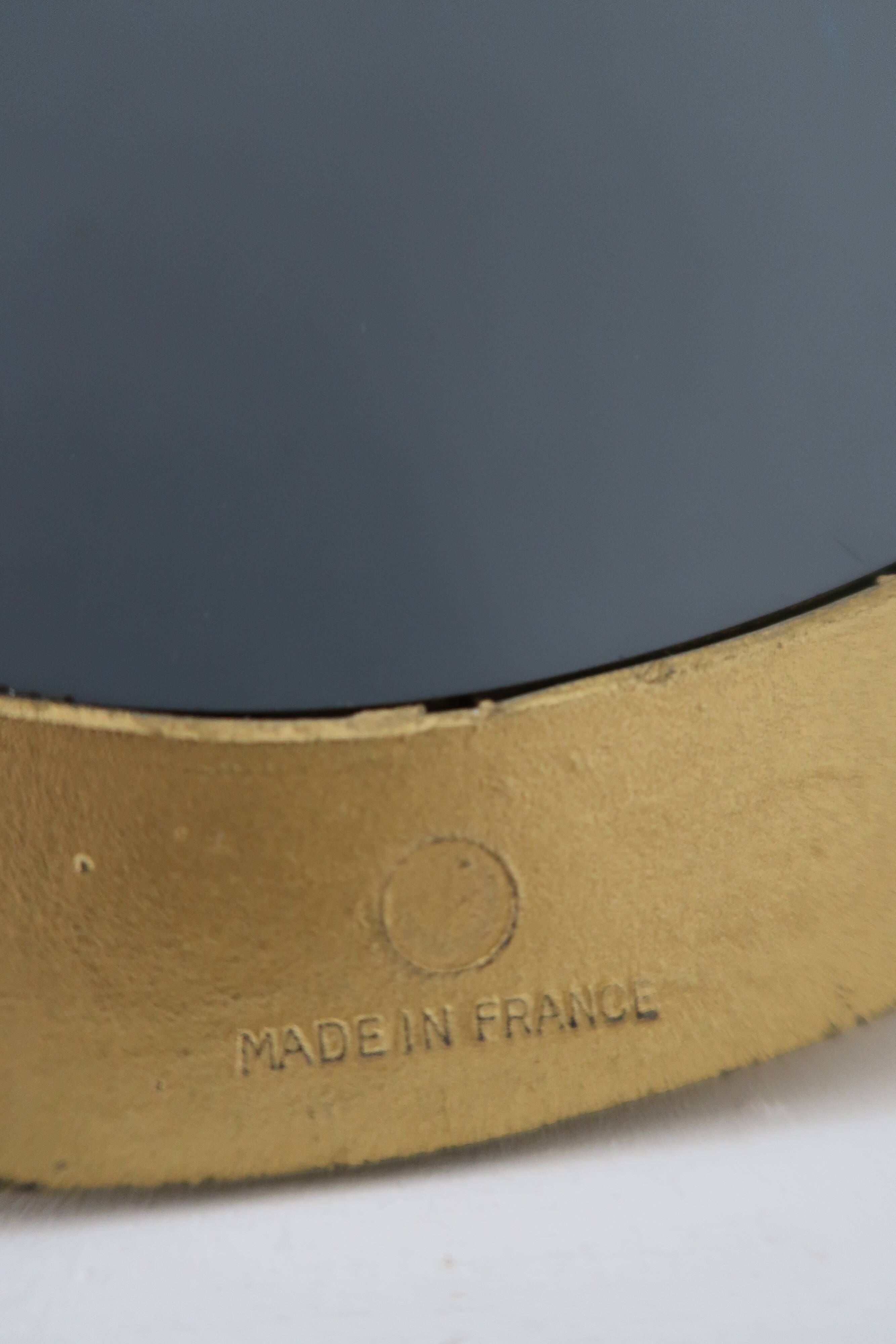 Mirror oval made in France 41x64cm