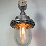 Industrial Soviet Aluminium Factory Pendant Lamp, 1960s