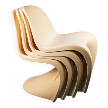4 chaises réplique Vitra — Verner panton