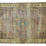 Anatolian handmade vintage rug 295 cm x 198 cm