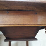 Solid walnut kneading table old XIX°