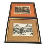 Pair of small frames seen from Egypt