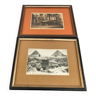 Pair of small frames seen from Egypt