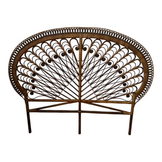 Rattan headboard Emmanuelle style